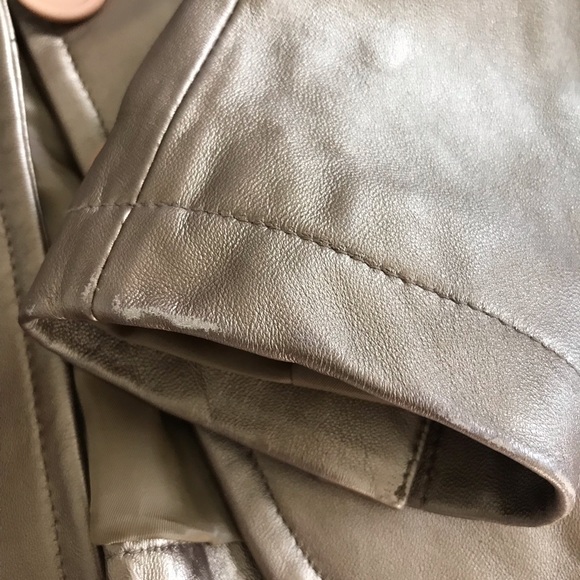 Leather size medium blazer - Picture 5 of 6